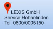 LEXIS GmbHService HohenlindenTel. 0800/0005150 